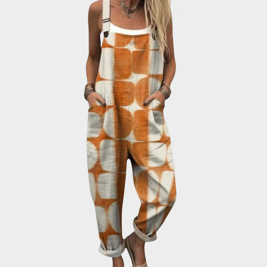 Clara™ Comfortable Printed Overalls