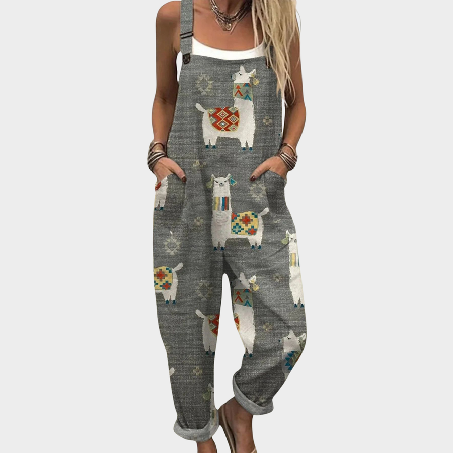 Sophie™ Comfortable Printed Overalls