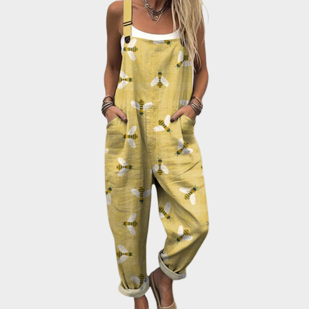 Clara™ Comfortable Printed Overalls