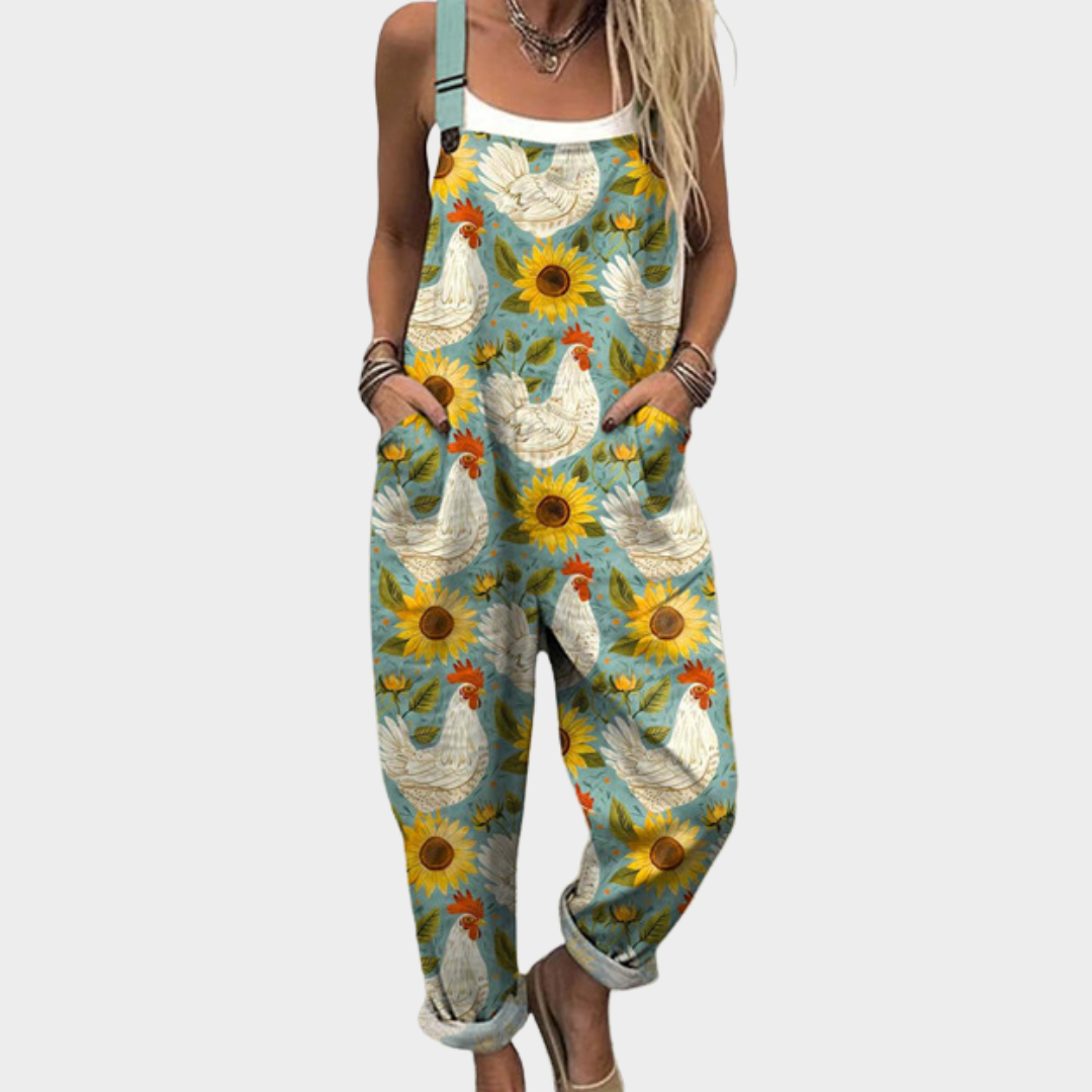 Sophie™ Comfortable Printed Overalls