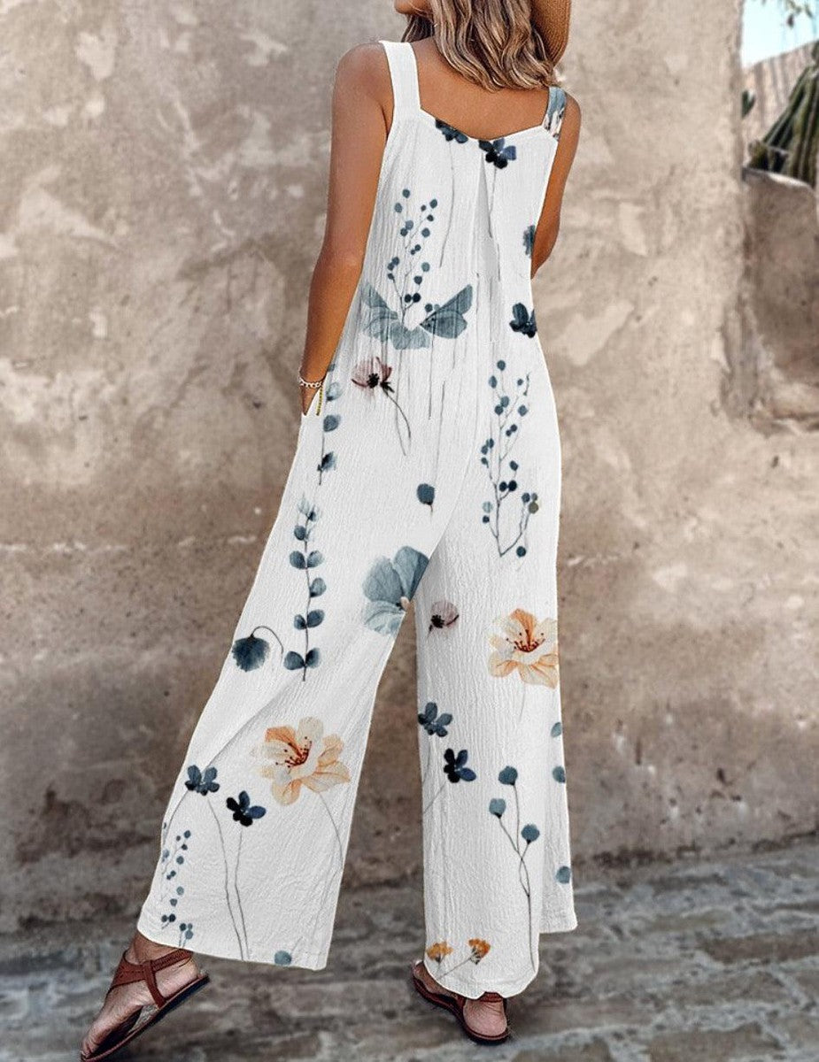 Clara™ Comfortable Printed Overalls