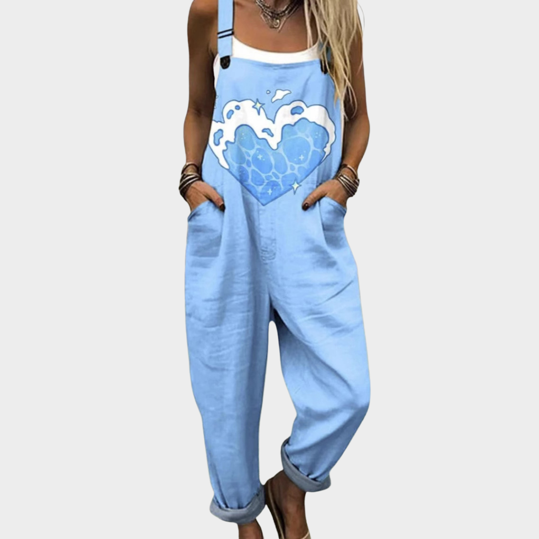 Amélie™ Comfortable Printed Overalls