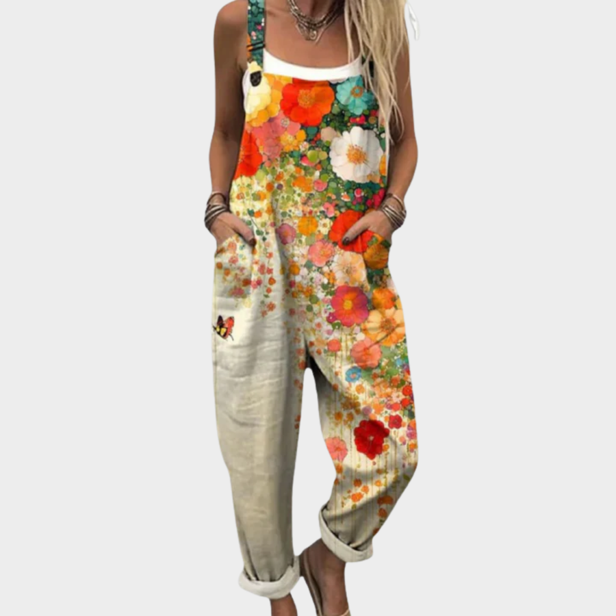 Amélie™ Comfortable Printed Overalls