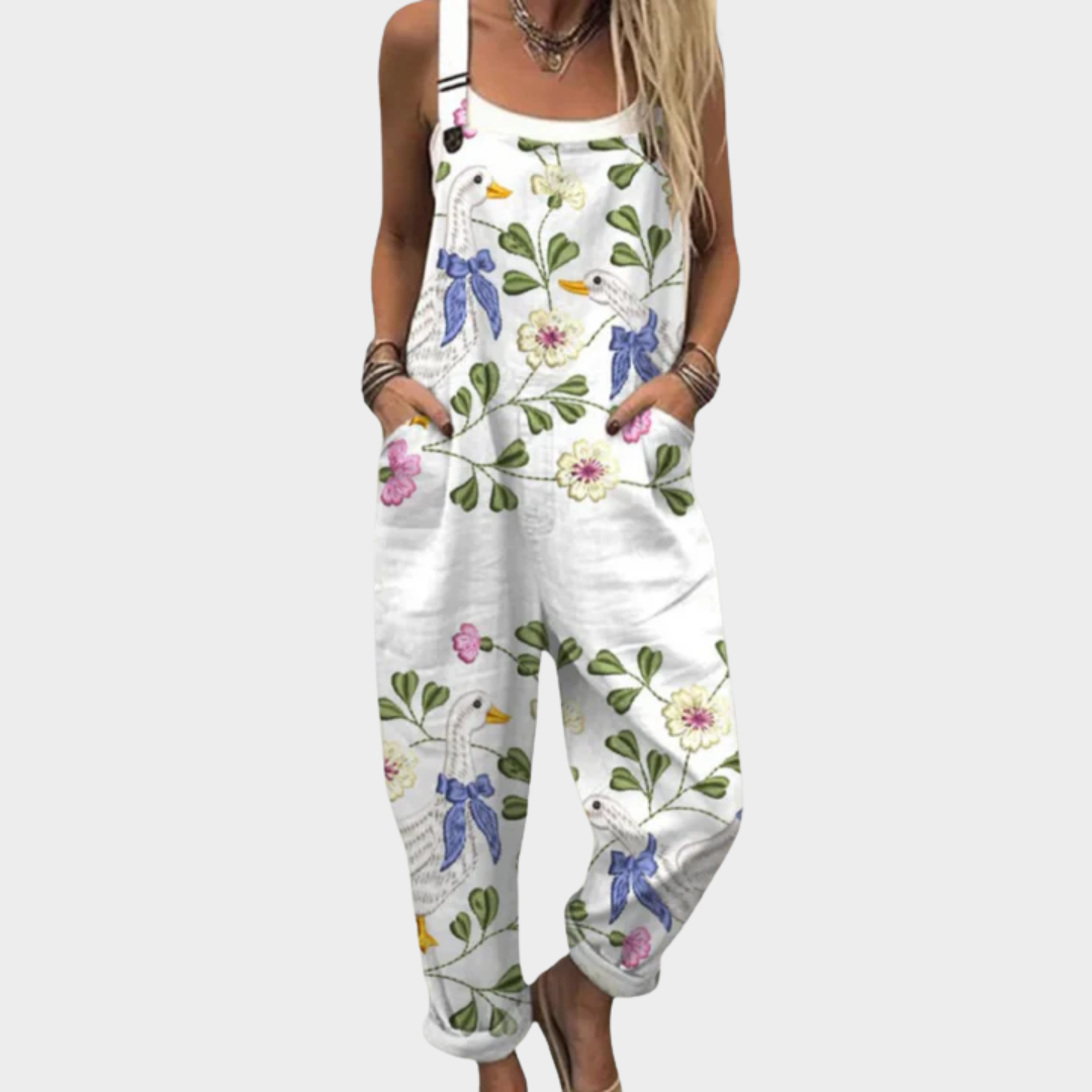 Amélie™ Comfortable Printed Overalls