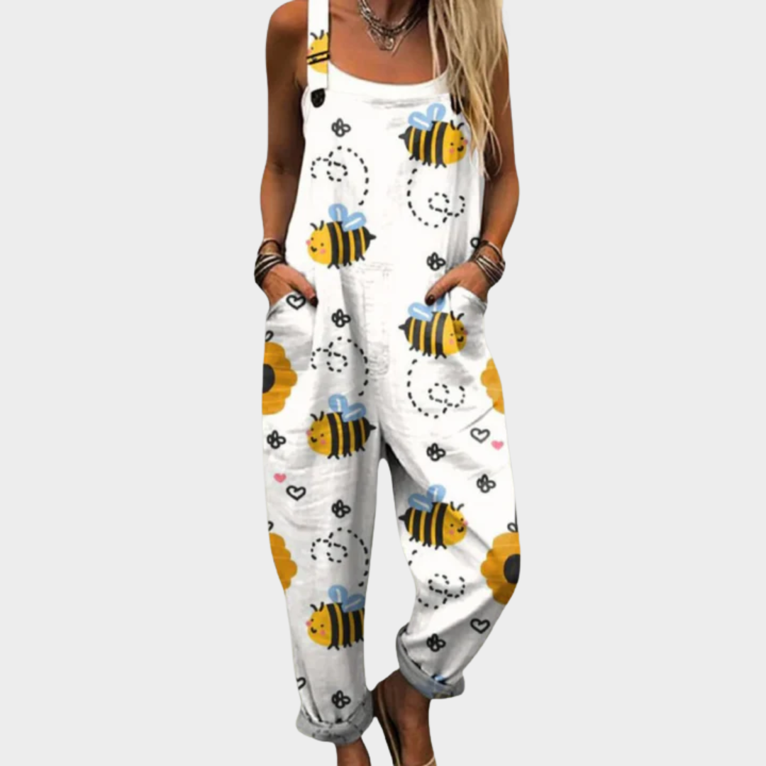 Amélie™ Comfortable Printed Overalls