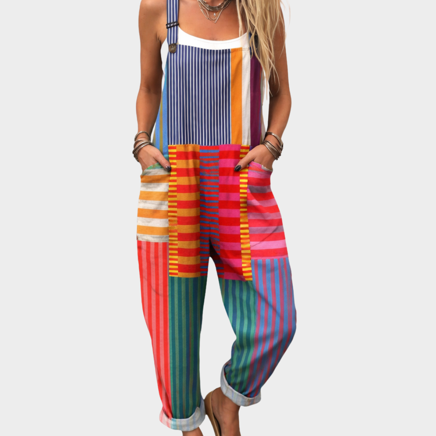 Clara™ Comfortable Printed Overalls