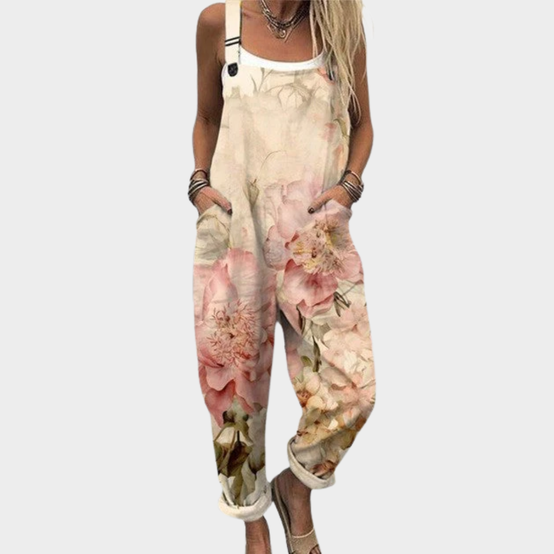Clara™ Comfortable Printed Overalls