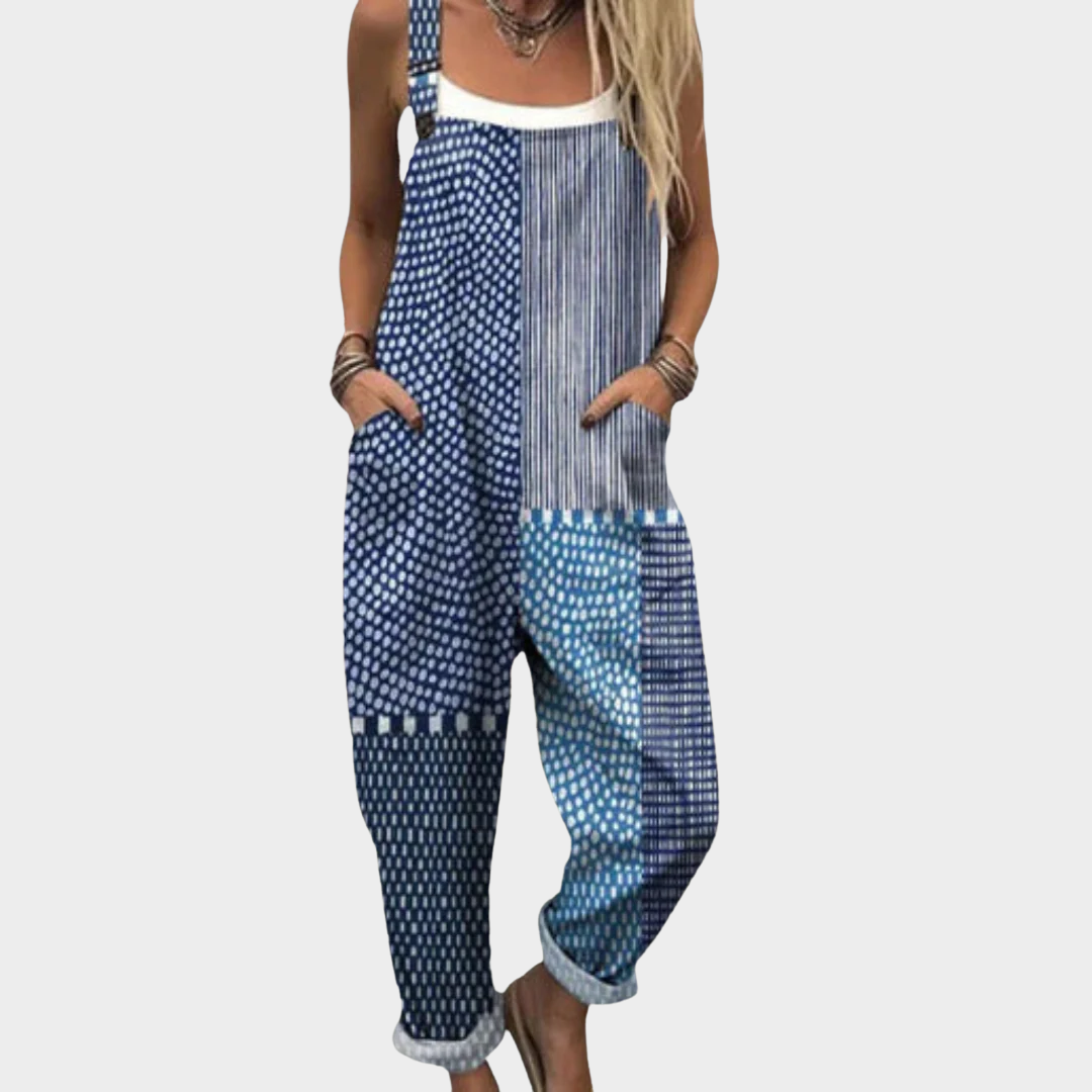 Clara™ Comfortable Printed Overalls