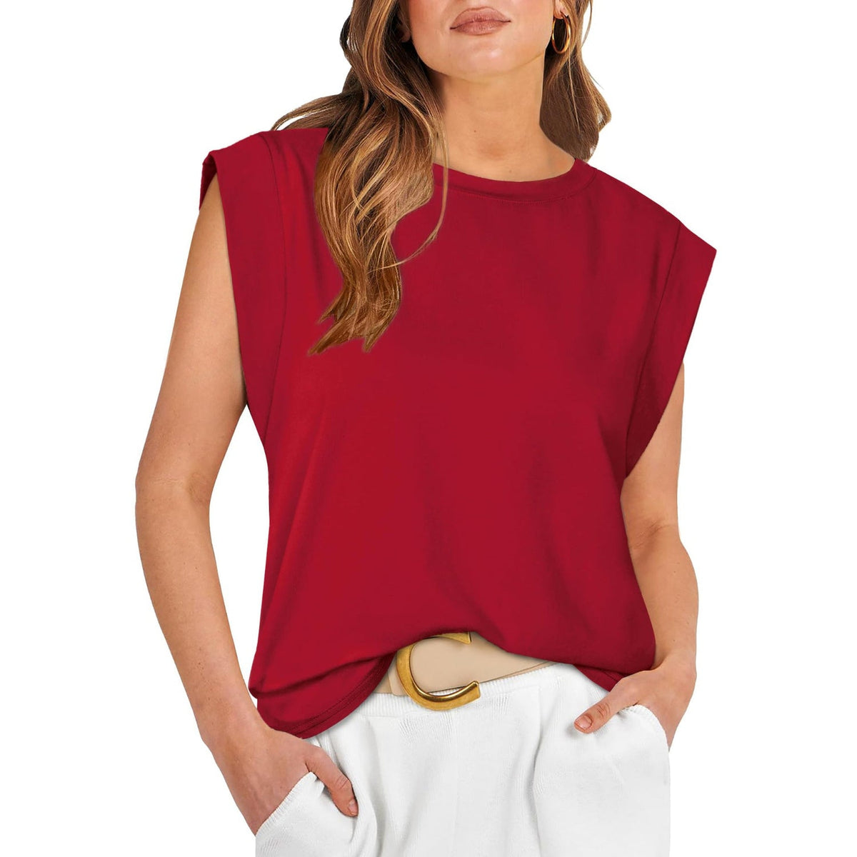 SAMPAGUITA™ –  Comfy Loose Fit Crew Neck Summer Top