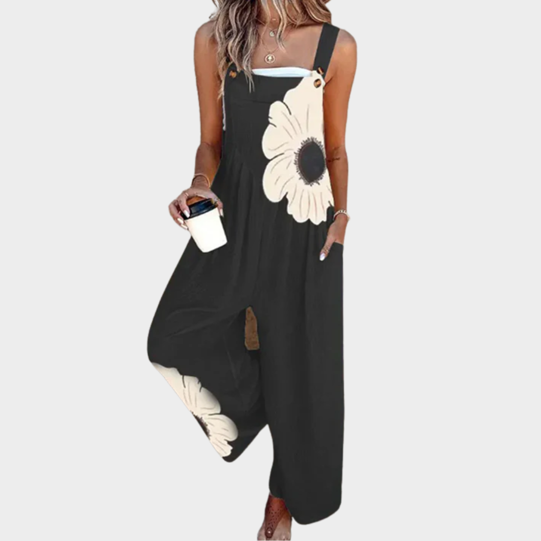 Clara™ Comfortable Printed Overalls